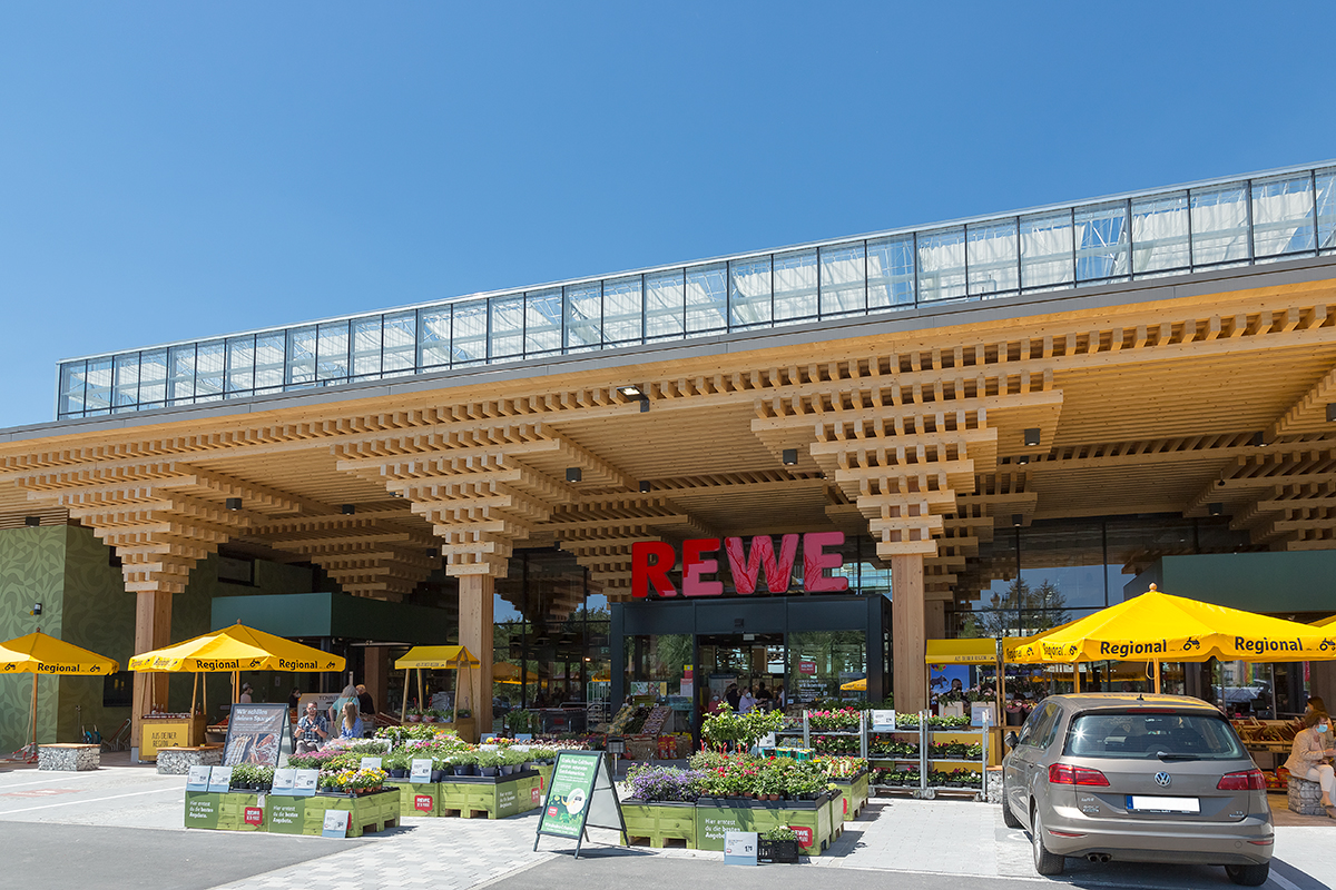 Rewe Eingang
